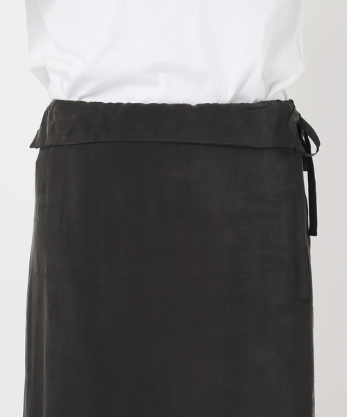U by SPICK&SPAN(ユーバイスピックアンドスパン)の「キュプラフィブリルロングスカート(スカート・レディース・ベージュ/ブラック系その他・FREE)」の12枚目の写真