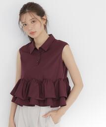 PROPORTION BODY DRESSING | <a>フリルヘムブラウス / 1216219700(シャツ/ブラウス)