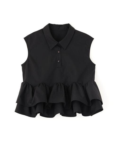PROPORTION BODY DRESSING(プロポーションボディドレッシング)の「<a>フリルヘムブラウス / 1216219700(シャツ/ブラウス・レディース・ブラック/ボルドー/ブラウン系その他・FREE)」の18枚目の写真