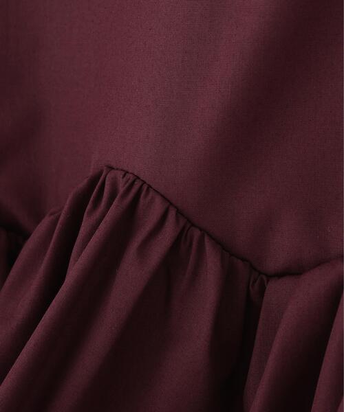 PROPORTION BODY DRESSING(プロポーションボディドレッシング)の「<a>フリルヘムブラウス / 1216219700(シャツ/ブラウス・レディース・ブラック/ボルドー/ブラウン系その他・FREE)」の7枚目の写真