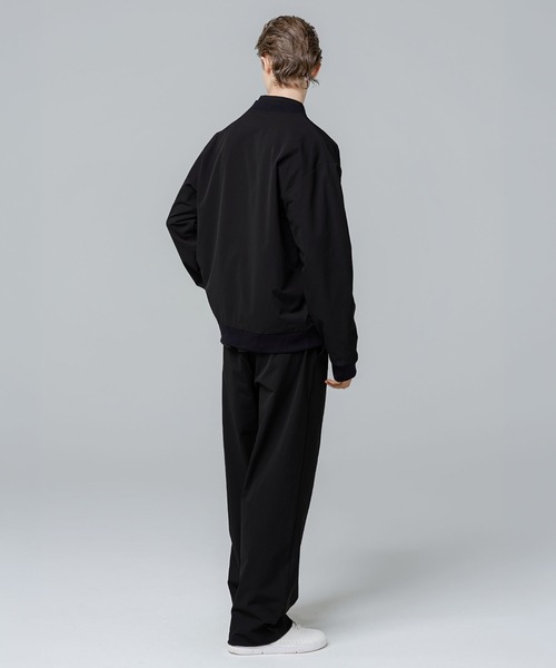 SPU(スプ)の「【セットアップ対応】 多機能素材ナイロン【URBAN FLEXOR】【防しわ、ストレッチ、ウォッシャブル、抗ピリング】 Essential MA-1 Nylon Blouson(MA-1・メンズ・チャコール/グレイッシュベージュ/ネイビー/ブラック・L/S/XL/M)」の8枚目の写真