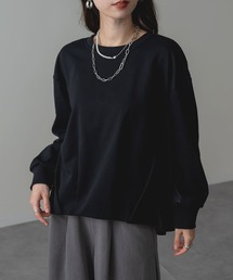 【ANNA LUNA】裾バルーン デザインの 裏毛 プルオーバー