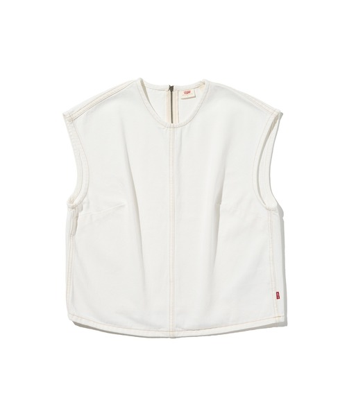 Levi's(リーバイス)の「Levi's/リーバイス デニムTシャツ(Tシャツ/カットソー・レディース・ホワイト・M/S/XS)」の4枚目の写真