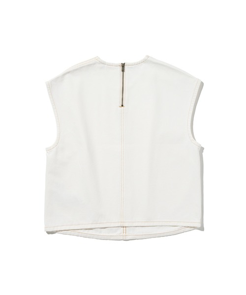 Levi's(リーバイス)の「Levi's/リーバイス デニムTシャツ(Tシャツ/カットソー・レディース・ホワイト・M/S/XS)」の5枚目の写真