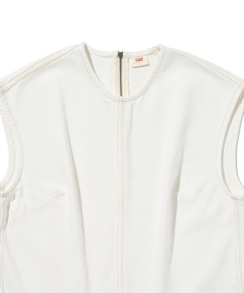 Levi's(リーバイス)の「Levi's/リーバイス デニムTシャツ(Tシャツ/カットソー・レディース・ホワイト・M/S/XS)」の6枚目の写真