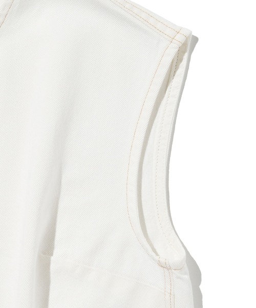 Levi's(リーバイス)の「Levi's/リーバイス デニムTシャツ(Tシャツ/カットソー・レディース・ホワイト・M/S/XS)」の7枚目の写真