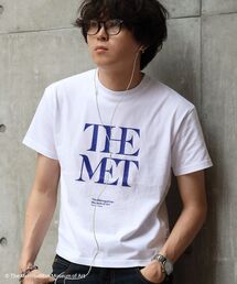 【FFEIN（フェイン）】The MetデカロゴTシャツ / メトロポリタン美術館 半袖 クルーネック プリント ワンポイント