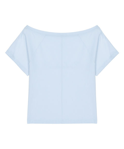 NICK&NICOLE(ニックアンドニコール)の「RAGLAN LETTERING TOP_SKY BLUE(Tシャツ/カットソー・レディース・その他・FREE)」の5枚目の写真