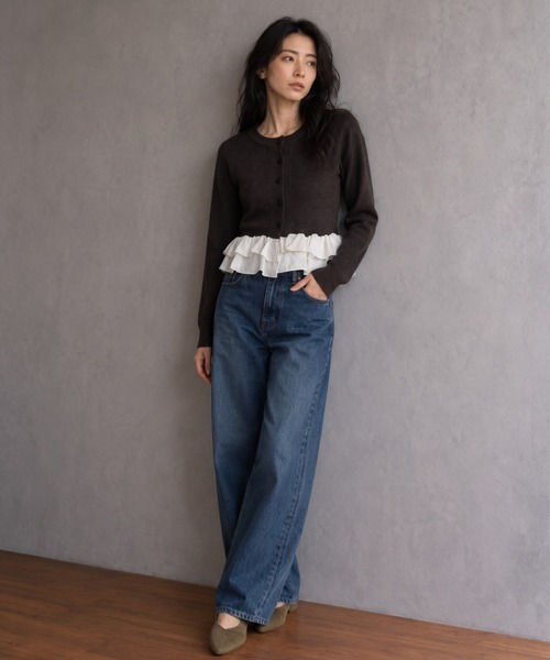 モデル身長：158cm
着用サイズ：FREE