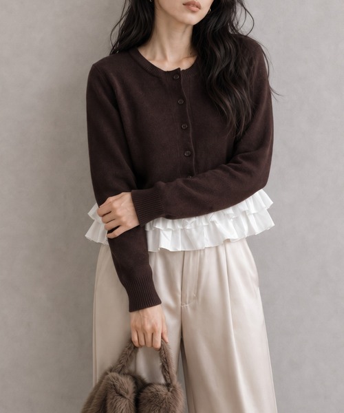 モデル身長：158cm
着用サイズ：FREE