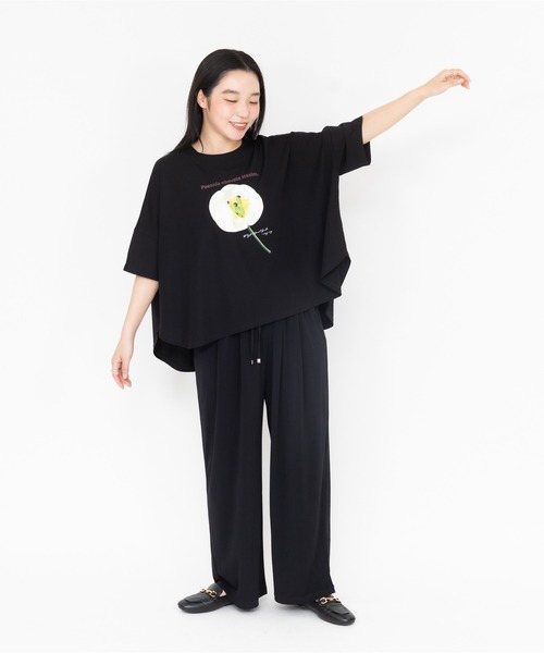 meeny miny(ミーニーマイニー)の「【京都府立植物園】ベニバナヤマシャクヤクTシャツ(Tシャツ/カットソー・レディース・ホワイト/ブラック・MEDIUM)」の22枚目の写真