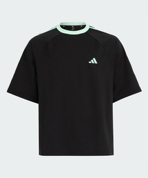 クールフィーリング オーバーサイズフィット スリーストライプス 半袖Tシャツ / アディダス adidas
