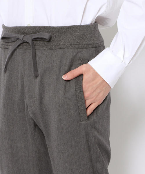 BLUE WORK（ブルーワーク）の「ストレッチギャバ イージーパンツ [RIB EASY]（その他パンツ・メンズ・ブルー/ネイビー/グレー・MEDIUM/SMALL/L/LARGE）」の9枚目の写真