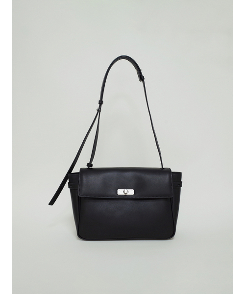 ANSOUIS（アンスイ）の「AURE SATCHEL BAG MINI_BLACK（ショルダーバッグ・レディース・ブラック・FREE）」の2枚目の写真