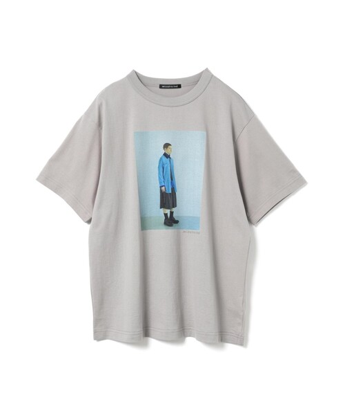 mizuiroind（ミズイロインド）の「mizuiro ind フォトプリントＴ（Tシャツ/カットソー・レディース・ホワイト系その他/オフホワイト/ブラック/グレー系その他/ブラック系その他・FREE）」の5枚目の写真