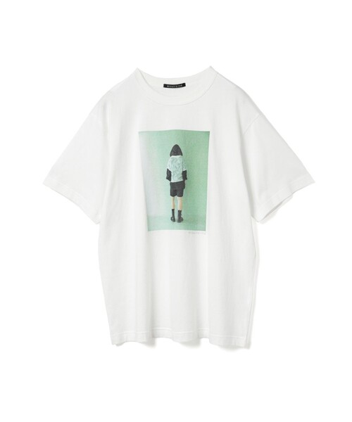 mizuiroind（ミズイロインド）の「mizuiro ind フォトプリントＴ（Tシャツ/カットソー・レディース・ホワイト系その他/オフホワイト/ブラック/グレー系その他/ブラック系その他・FREE）」の6枚目の写真