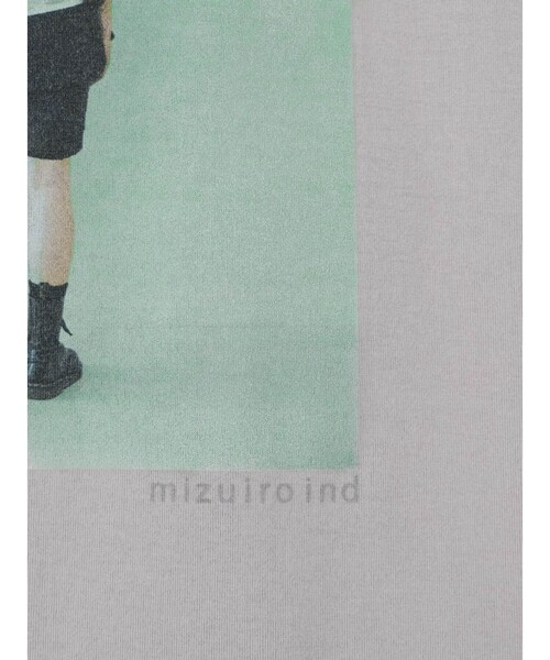 mizuiroind（ミズイロインド）の「mizuiro ind フォトプリントＴ（Tシャツ/カットソー・レディース・ホワイト系その他/オフホワイト/ブラック/グレー系その他/ブラック系その他・FREE）」の9枚目の写真
