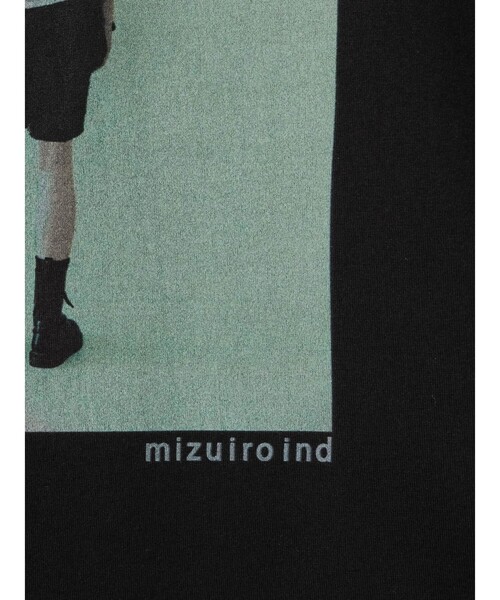mizuiroind（ミズイロインド）の「mizuiro ind フォトプリントＴ（Tシャツ/カットソー・レディース・ホワイト系その他/オフホワイト/ブラック/グレー系その他/ブラック系その他・FREE）」の10枚目の写真