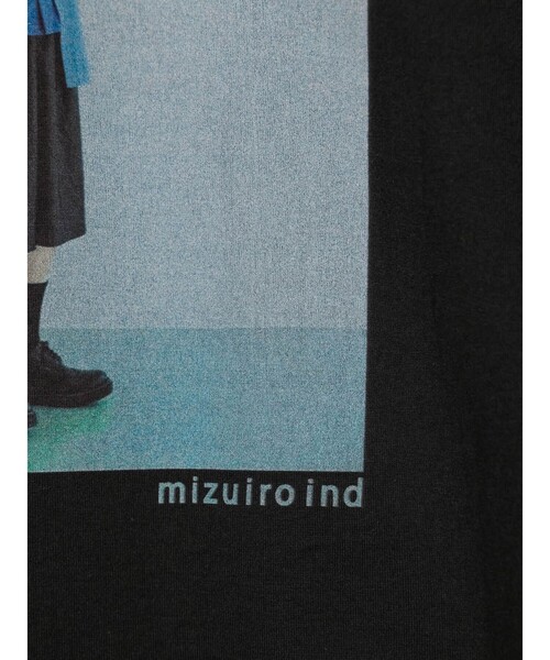 mizuiroind（ミズイロインド）の「mizuiro ind フォトプリントＴ（Tシャツ/カットソー・レディース・ホワイト系その他/オフホワイト/ブラック/グレー系その他/ブラック系その他・FREE）」の13枚目の写真