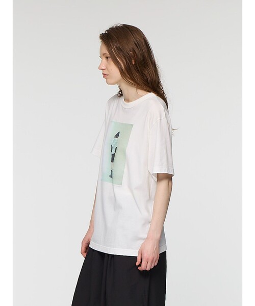 mizuiroind（ミズイロインド）の「mizuiro ind フォトプリントＴ（Tシャツ/カットソー・レディース・ホワイト系その他/オフホワイト/ブラック/グレー系その他/ブラック系その他・FREE）」の14枚目の写真