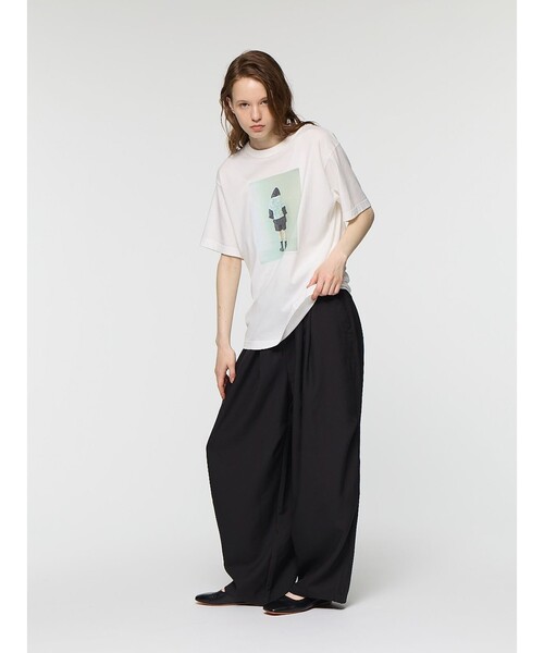 mizuiroind（ミズイロインド）の「mizuiro ind フォトプリントＴ（Tシャツ/カットソー・レディース・ホワイト系その他/オフホワイト/ブラック/グレー系その他/ブラック系その他・FREE）」の17枚目の写真