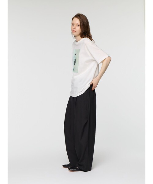 mizuiroind（ミズイロインド）の「mizuiro ind フォトプリントＴ（Tシャツ/カットソー・レディース・ホワイト系その他/オフホワイト/ブラック/グレー系その他/ブラック系その他・FREE）」の18枚目の写真