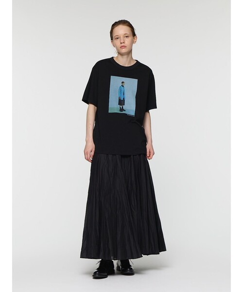 mizuiroind（ミズイロインド）の「mizuiro ind フォトプリントＴ（Tシャツ/カットソー・レディース・ホワイト系その他/オフホワイト/ブラック/グレー系その他/ブラック系その他・FREE）」の20枚目の写真