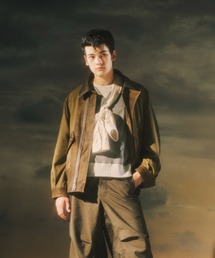 elephant TRIBAL fabrics | elephant TRIBAL fabrics Nostalgic Leather Jumper (E38-3731)(その他アウター)