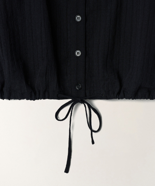 TTUDEMENT（トュードメント）の「GAUZE SLEEVELESS BLOUSE_BLACK（シャツ/ブラウス・レディース・その他・SMALL/MEDIUM）」の6枚目の写真