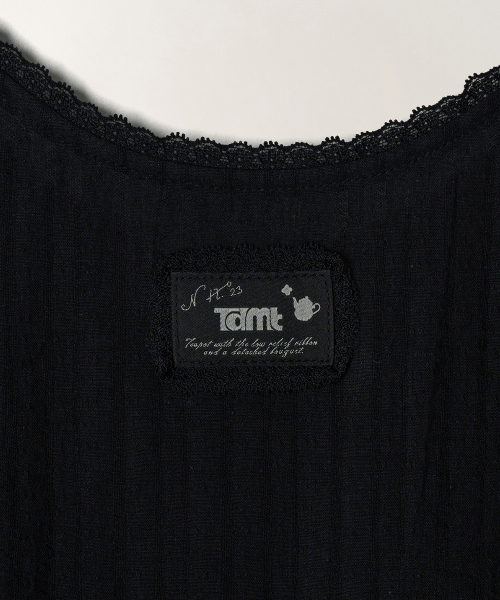 TTUDEMENT（トュードメント）の「GAUZE SLEEVELESS BLOUSE_BLACK（シャツ/ブラウス・レディース・その他・SMALL/MEDIUM）」の7枚目の写真