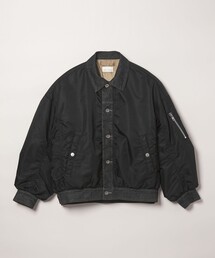 upperhights（アッパーハイツ）の「【別注】＜upper hights for conte＞ デニム×ナイロン ミリタリーブルゾン（MA-1）」