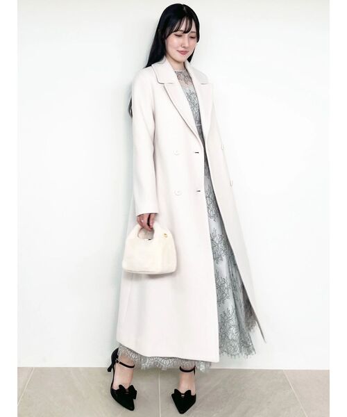 MERCURYDUO（マーキュリーデュオ）の「レースラッフルフレアワンピース（ドレス・レディース・チャコールグレー/ミント・SMALL/MEDIUM）」の11枚目の写真