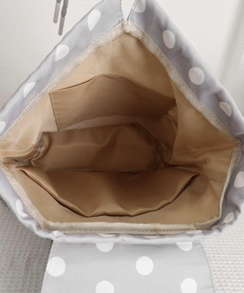 Miniministore(ミニミニストア)の「ドット柄リュックサックフリルバックパック(バックパック/リュック・レディース・ライトグレー/ブラック/オフホワイト・FREE)」の11枚目の写真
