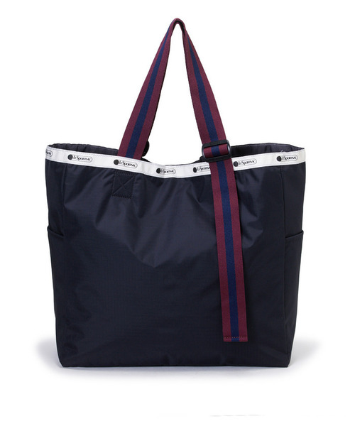 LeSportsac(レスポートサック)の「LG HANDLE ADJ TOTE ディープシー/パープルネイビーウェビング(トートバッグ・レディース・ブルー・FREE)」の6枚目の写真