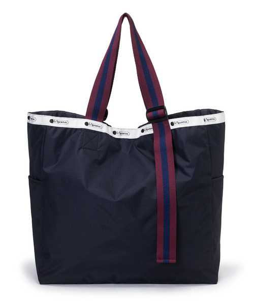 LeSportsac(レスポートサック)の「LG HANDLE ADJ TOTE ディープシー/パープルネイビーウェビング(トートバッグ・レディース・ブルー・FREE)」の8枚目の写真