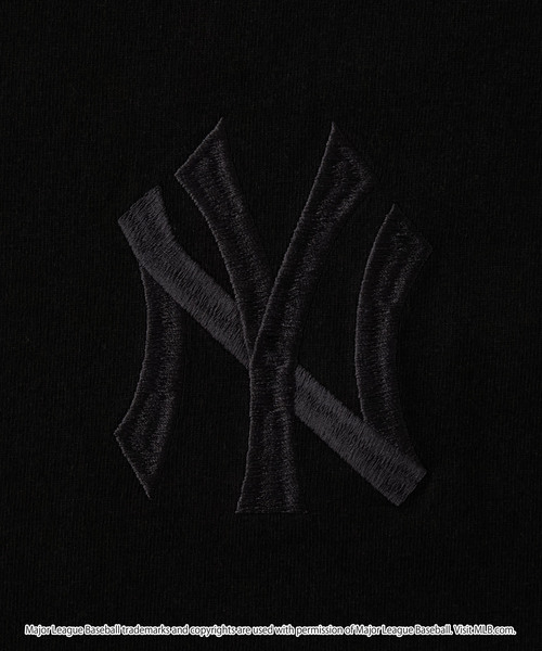 MLB(メジャーリーグベースボール)の「MLB/メジャーリーグベースボール 別注 ロゴ刺繍 ワッフルスリーブ フェイクレイヤードロンT(Tシャツ/カットソー・メンズ・ダークブラウン/スミクロ/ブラック/ネイビー/オートミール・S/M/L)」の18枚目の写真
