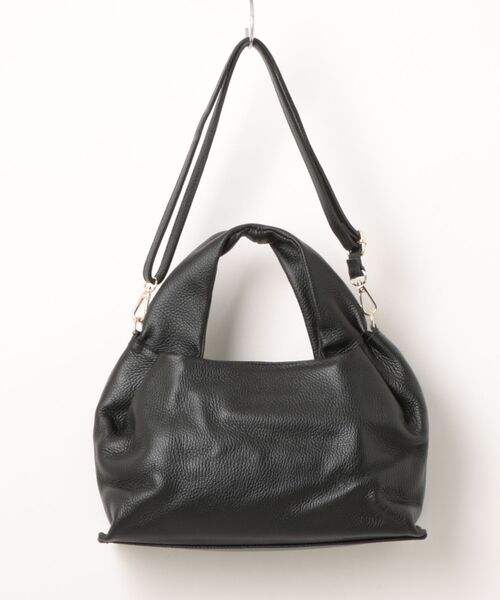 andrea cardone(アンドレアカルドネ)の「【ANDREA CARDONE】2WAY ソフトワンハンドルバッグ(Q66364)(ハンドバッグ・レディース・グレイッシュベージュ/ブラック・ALL)」の3枚目の写真