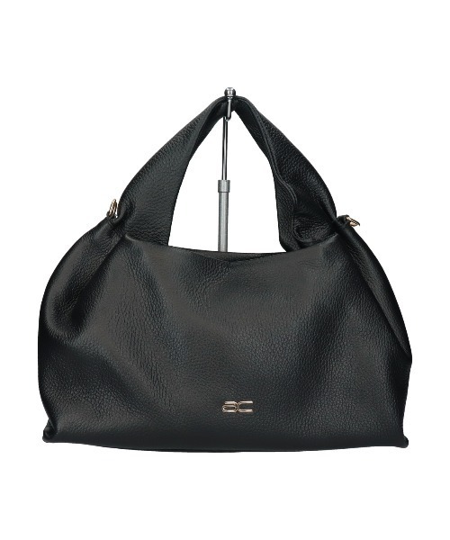 andrea cardone(アンドレアカルドネ)の「【ANDREA CARDONE】2WAY ソフトワンハンドルバッグ(Q66364)(ハンドバッグ・レディース・グレイッシュベージュ/ブラック・ALL)」の2枚目の写真