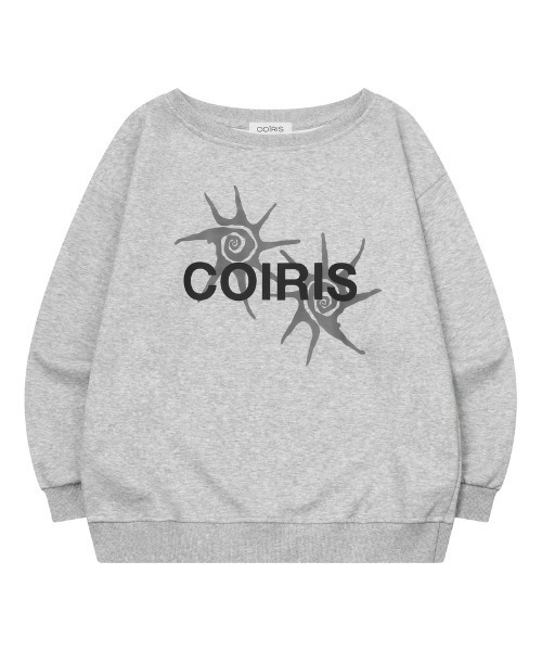 COIRIS(コイリス)の「◇COIRIS◇ブランド直輸入正規品/Haven ワンショルダースウェットシャツ Haven One Shoulder Sweatshirt(スウェット・レディース・グレー/ブラック・FREE)」の5枚目の写真