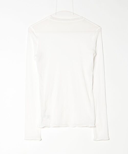  sud leasing 長袖 カットソー　サッカー　ホワイト　古着 ブランド古着】【La nature linge】長袖カットソー（Tシャツ