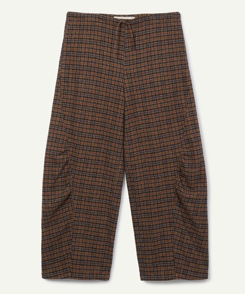 leinwande(ラインヴァンド)の「【leinwande】26AW新作 Twisting Volumed Trousers / ツイスティングボリュームトラウザー(その他パンツ・レディース・BROWN/Beige・MEDIUM/SMALL)」の1枚目の写真