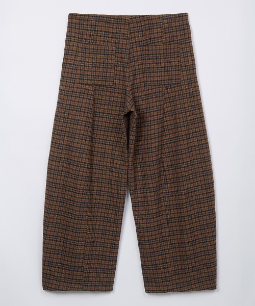 leinwande(ラインヴァンド)の「【leinwande】26AW新作 Twisting Volumed Trousers / ツイスティングボリュームトラウザー(その他パンツ・レディース・BROWN/Beige・MEDIUM/SMALL)」の8枚目の写真