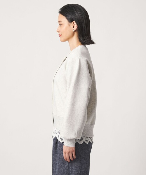 A DAY IN THE LIFE UNITED ARROWS(アデイインザライフユナイテッドアローズ)の「ダンボールニット クルーネックカーディガン <A DAY IN THE LIFE>(カーディガン/ボレロ・レディース・ダークブラウン/レッド/ネイビー/ナチュラル・FREE)」の10枚目の写真