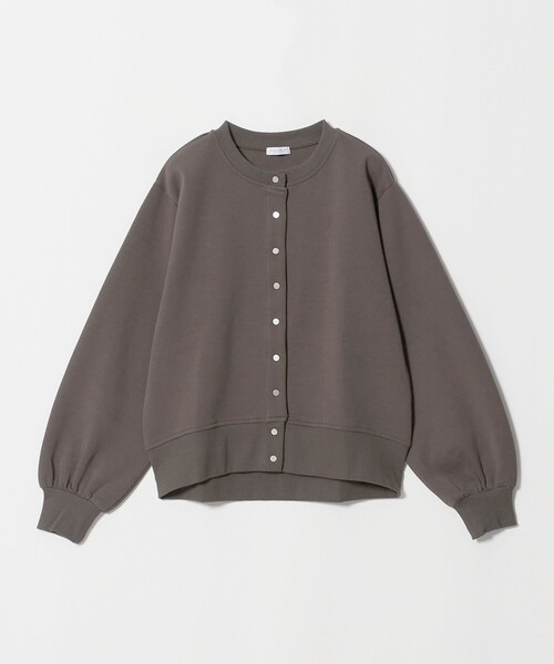 A DAY IN THE LIFE UNITED ARROWS(アデイインザライフユナイテッドアローズ)の「ダンボールニット クルーネックカーディガン <A DAY IN THE LIFE>(カーディガン/ボレロ・レディース・ダークブラウン/レッド/ネイビー/ナチュラル・FREE)」の12枚目の写真