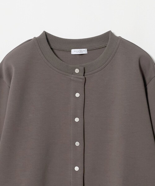 A DAY IN THE LIFE UNITED ARROWS(アデイインザライフユナイテッドアローズ)の「ダンボールニット クルーネックカーディガン <A DAY IN THE LIFE>(カーディガン/ボレロ・レディース・ダークブラウン/レッド/ネイビー/ナチュラル・FREE)」の14枚目の写真