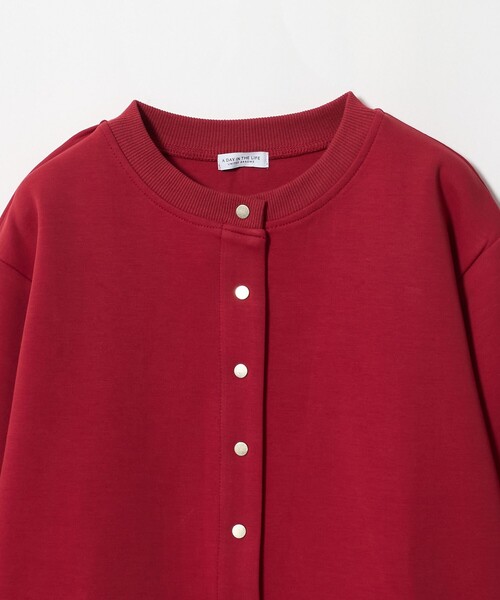A DAY IN THE LIFE UNITED ARROWS(アデイインザライフユナイテッドアローズ)の「ダンボールニット クルーネックカーディガン <A DAY IN THE LIFE>(カーディガン/ボレロ・レディース・ダークブラウン/レッド/ネイビー/ナチュラル・FREE)」の19枚目の写真
