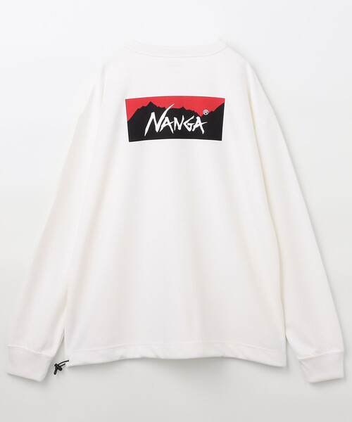 NANGA(ナンガ)の「NANGA/ナンガ 別注 neo-PRO スピンドル バックプリント ロングスリーブTシャツ/日本製/遮熱/UVカット/吸水速乾(Tシャツ/カットソー・メンズ・ホワイト/ブラウン/チャコールグレー/ブラック・LARGE/MEDIUM/X-LARGE/SMALL)」の11枚目の写真