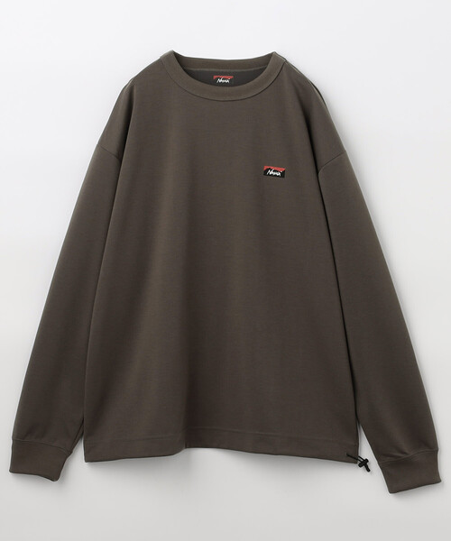 NANGA(ナンガ)の「NANGA/ナンガ 別注 neo-PRO スピンドル バックプリント ロングスリーブTシャツ/日本製/遮熱/UVカット/吸水速乾(Tシャツ/カットソー・メンズ・ホワイト/ブラウン/チャコールグレー/ブラック・LARGE/MEDIUM/X-LARGE/SMALL)」の14枚目の写真
