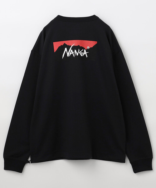 NANGA(ナンガ)の「NANGA/ナンガ 別注 neo-PRO スピンドル バックプリント ロングスリーブTシャツ/日本製/遮熱/UVカット/吸水速乾(Tシャツ/カットソー・メンズ・ホワイト/ブラウン/チャコールグレー/ブラック・LARGE/MEDIUM/X-LARGE/SMALL)」の15枚目の写真
