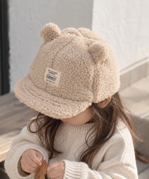 Coleman（コールマン）の「【Coleman】コールマン くまさんワッペン ボア ソフトキャップ 53-55cm キッズ 帽子（キャップ）」